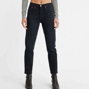 Levi's Wedgie Fit Icon Black Jeans